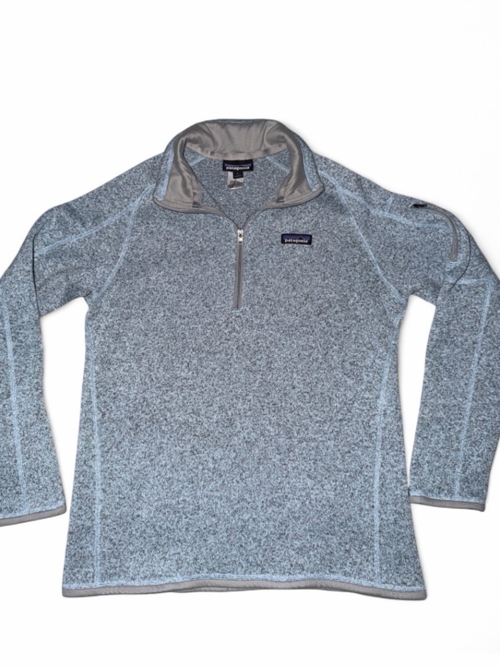 Patagonia Women’s better sweater Light blue Half-Zip Fleece Pullover